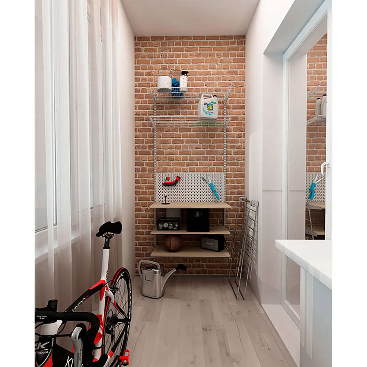 гардеробная система практик home балкон 3 белая гардеробная система практик home балкон 3 белая