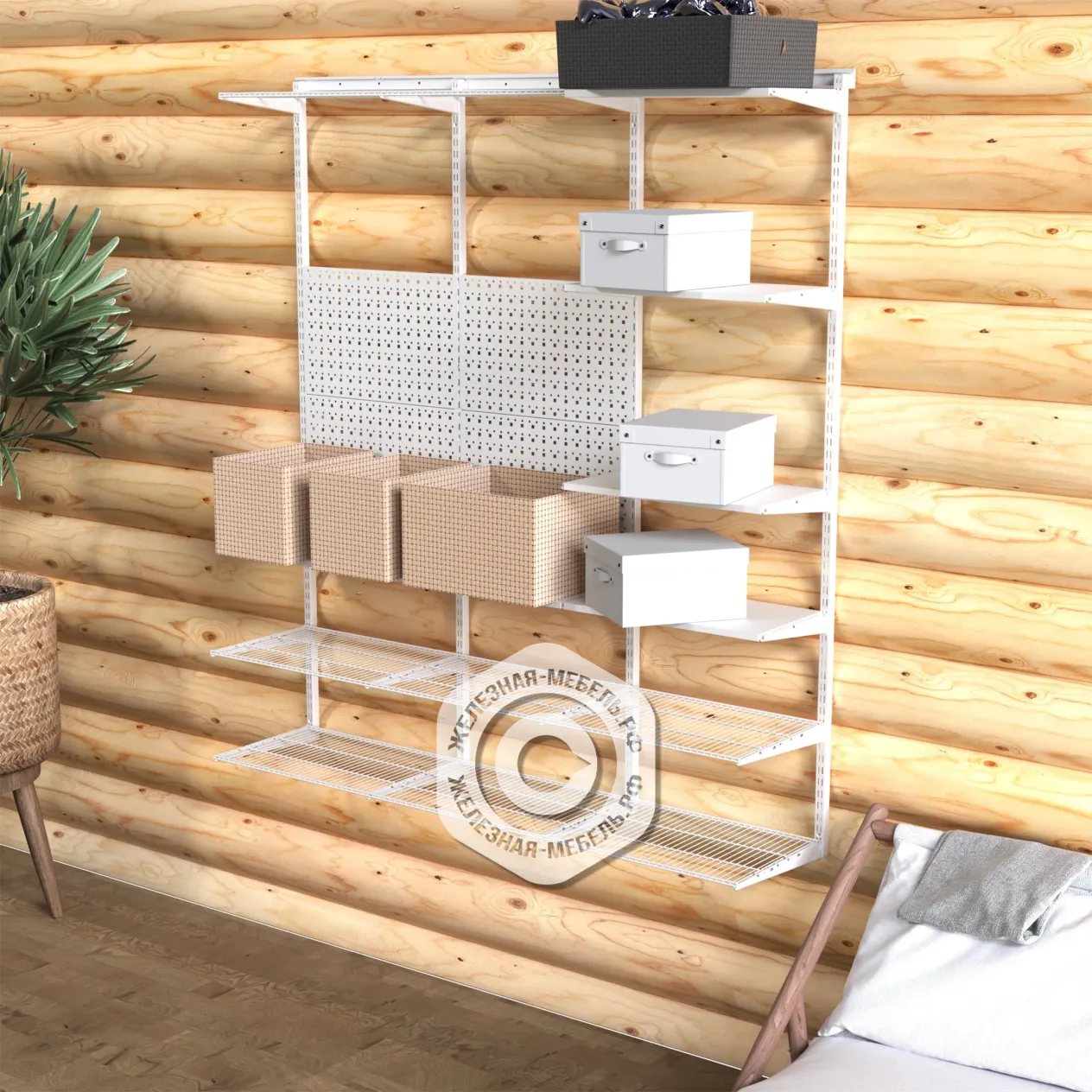 гардеробная система практик home дача 2 белая гардеробная система практик home дача 2 белая