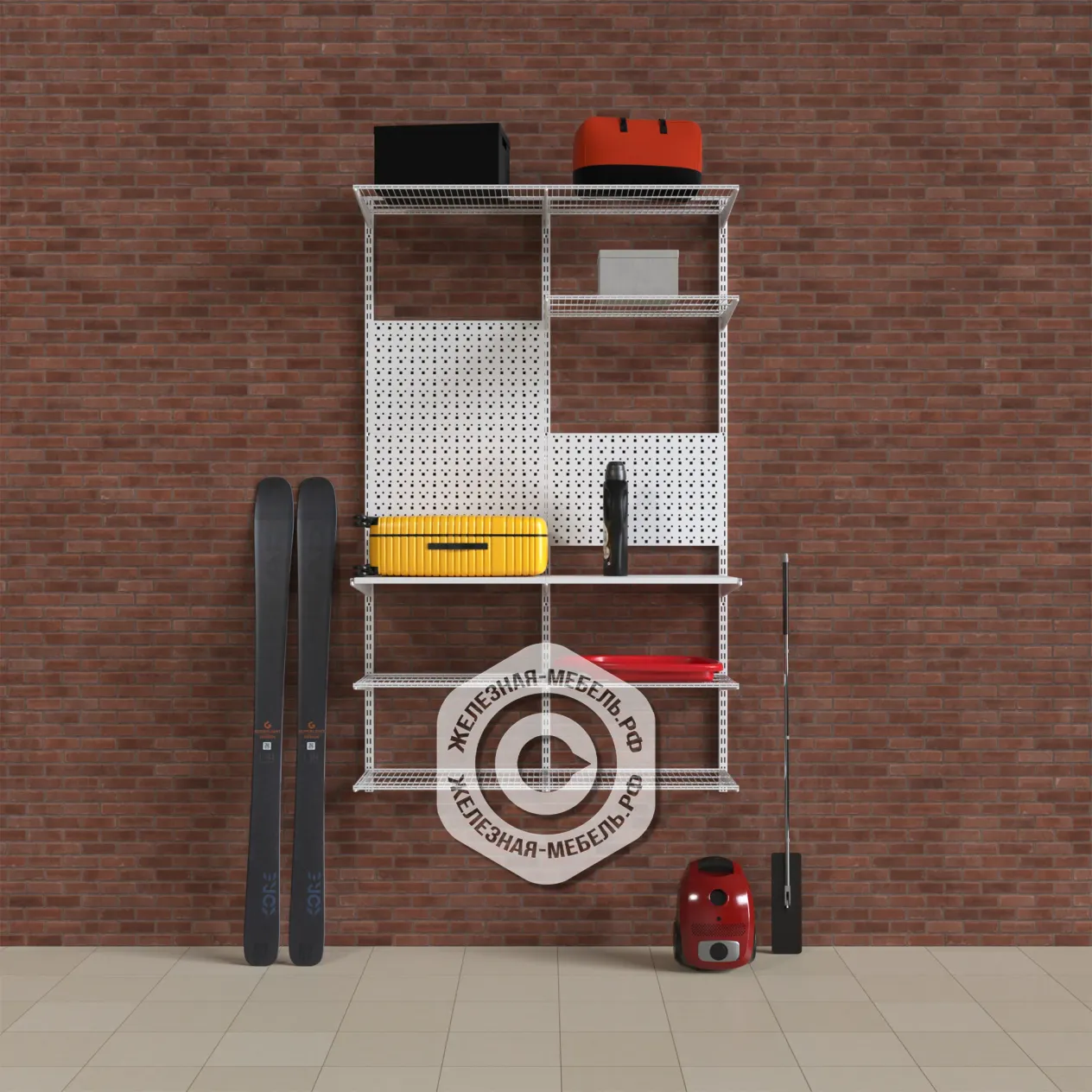 гардеробная система практик home балкон 4 белая гардеробная система практик home балкон 4 белая