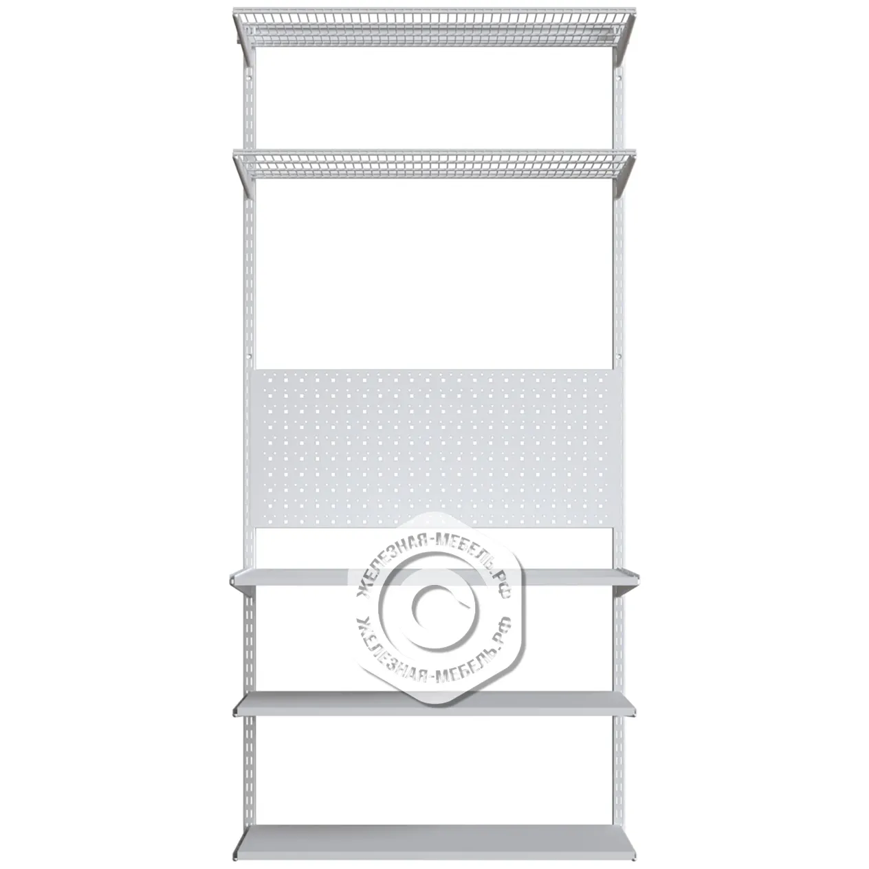 гардеробная система практик home балкон 3 белая гардеробная система практик home балкон 3 белая