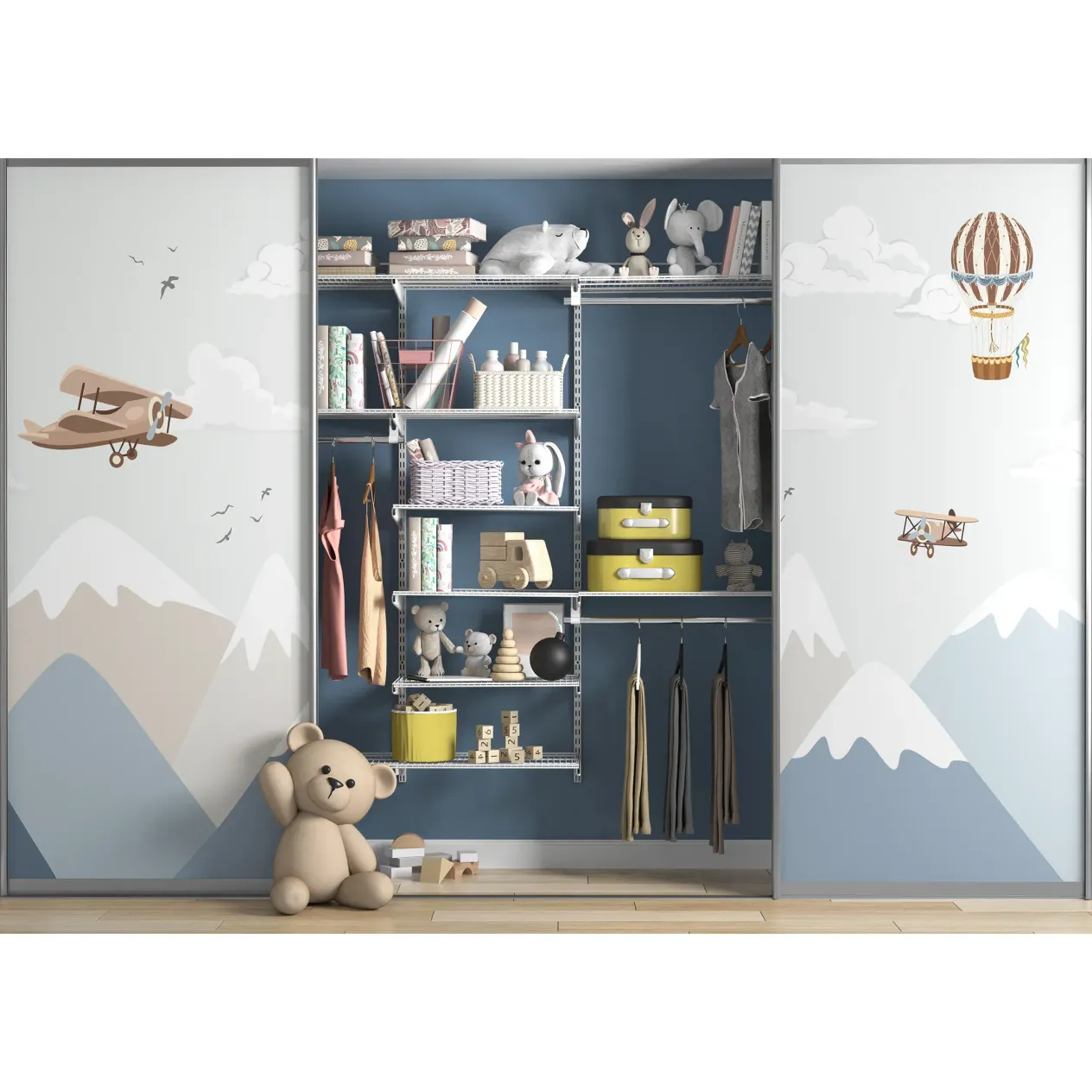 гардеробная система практик home детская 3 белая гардеробная система практик home детская 3 белая