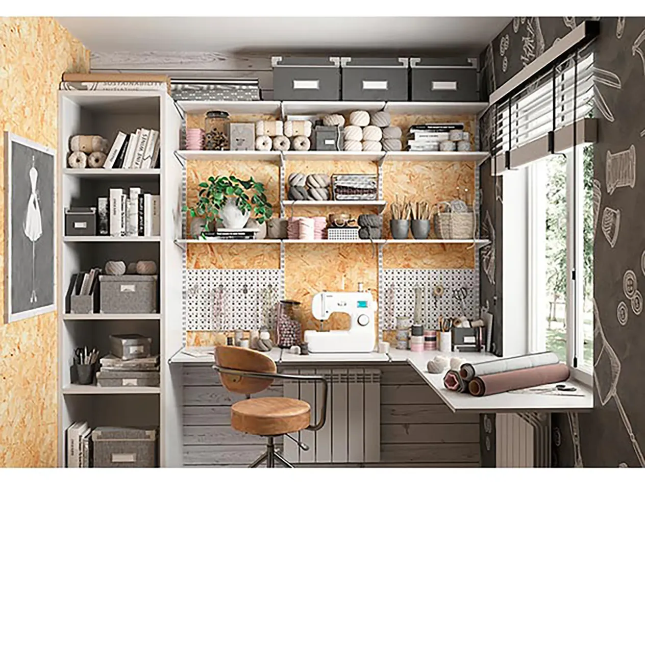 гардеробная система практик home мастерская 1 белая гардеробная система практик home мастерская 1 белая