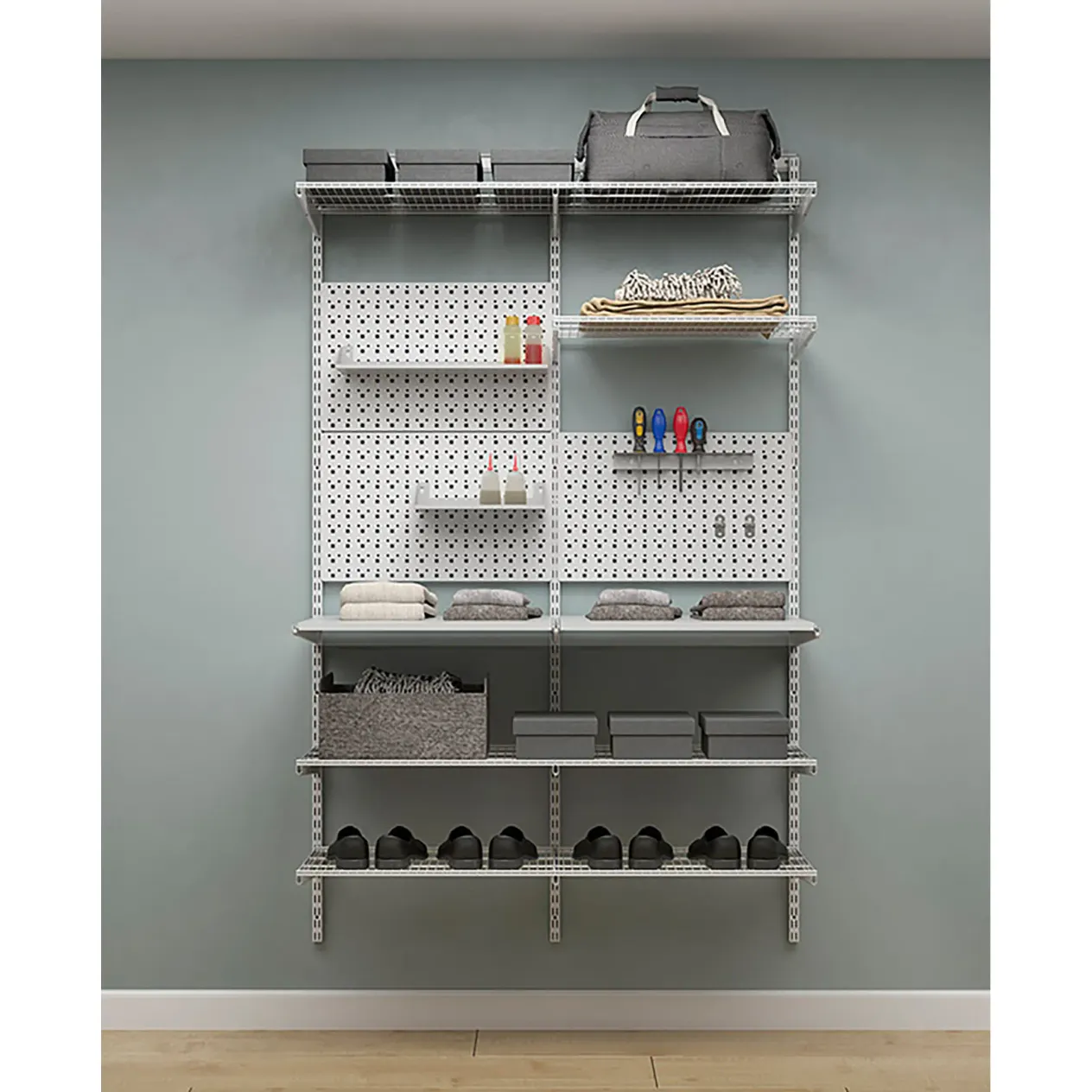 гардеробная система практик home балкон 4 белая гардеробная система практик home балкон 4 белая