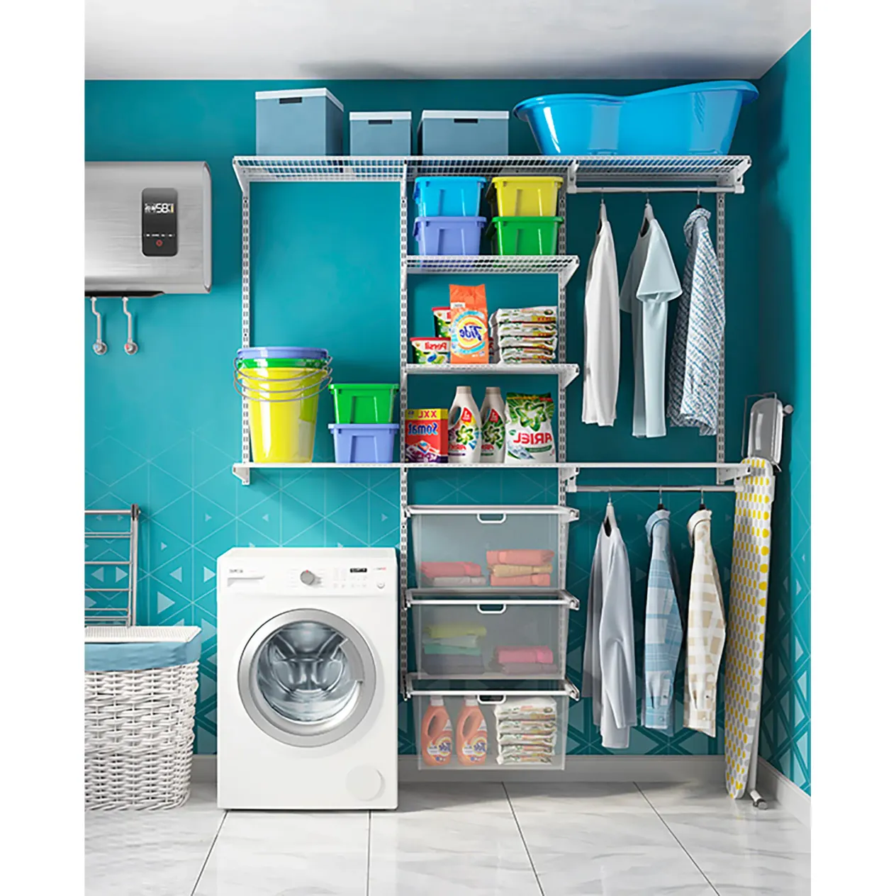 гардеробная система практик home ванная 1 белая гардеробная система практик home ванная 1 белая