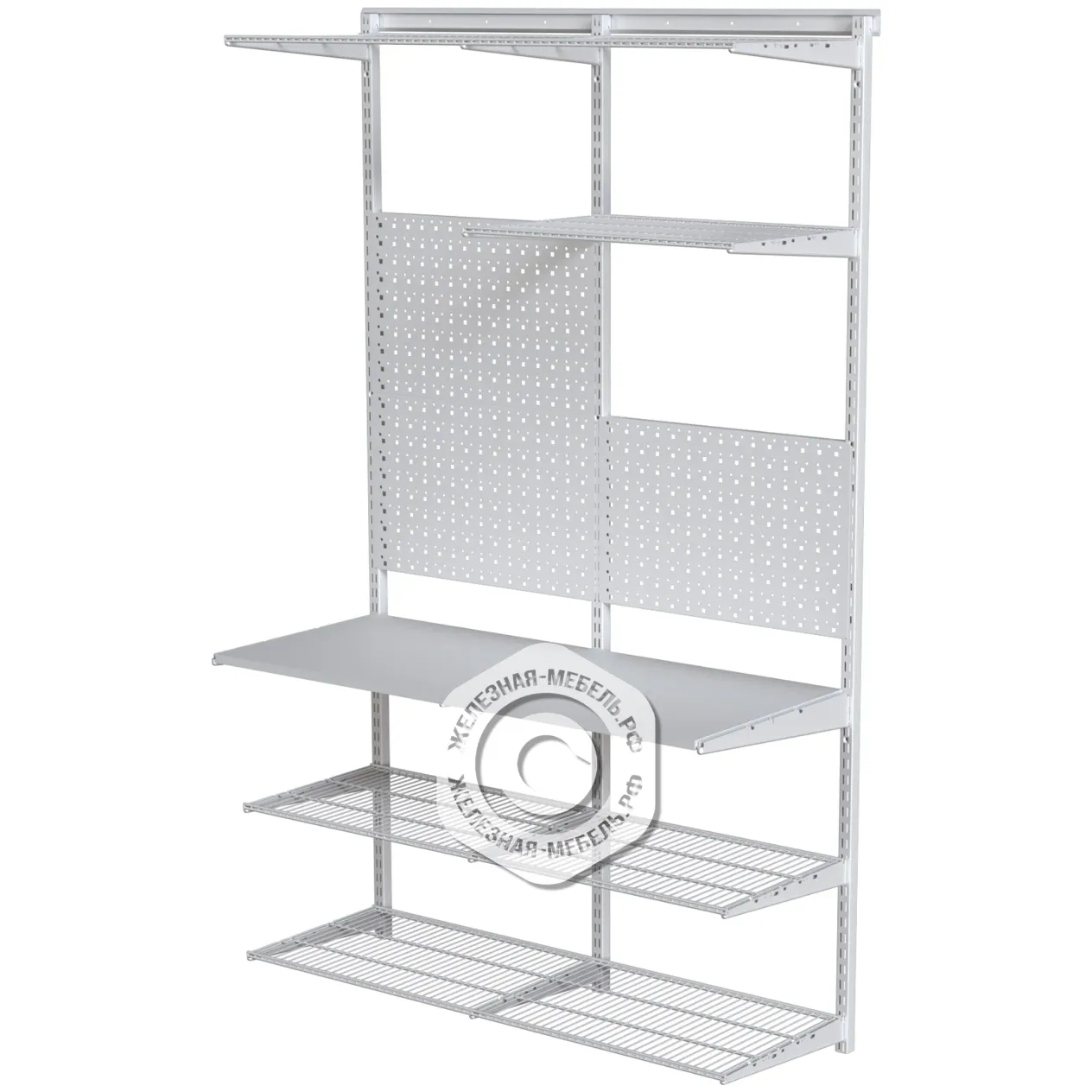 гардеробная система практик home балкон 4 белая гардеробная система практик home балкон 4 белая