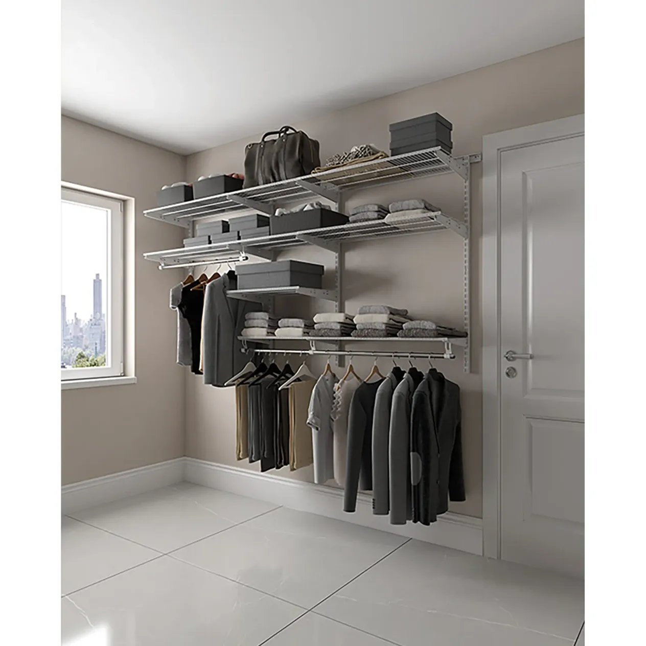 гардеробная система практик home optima g240 белая гардеробная система практик home optima g240 белая