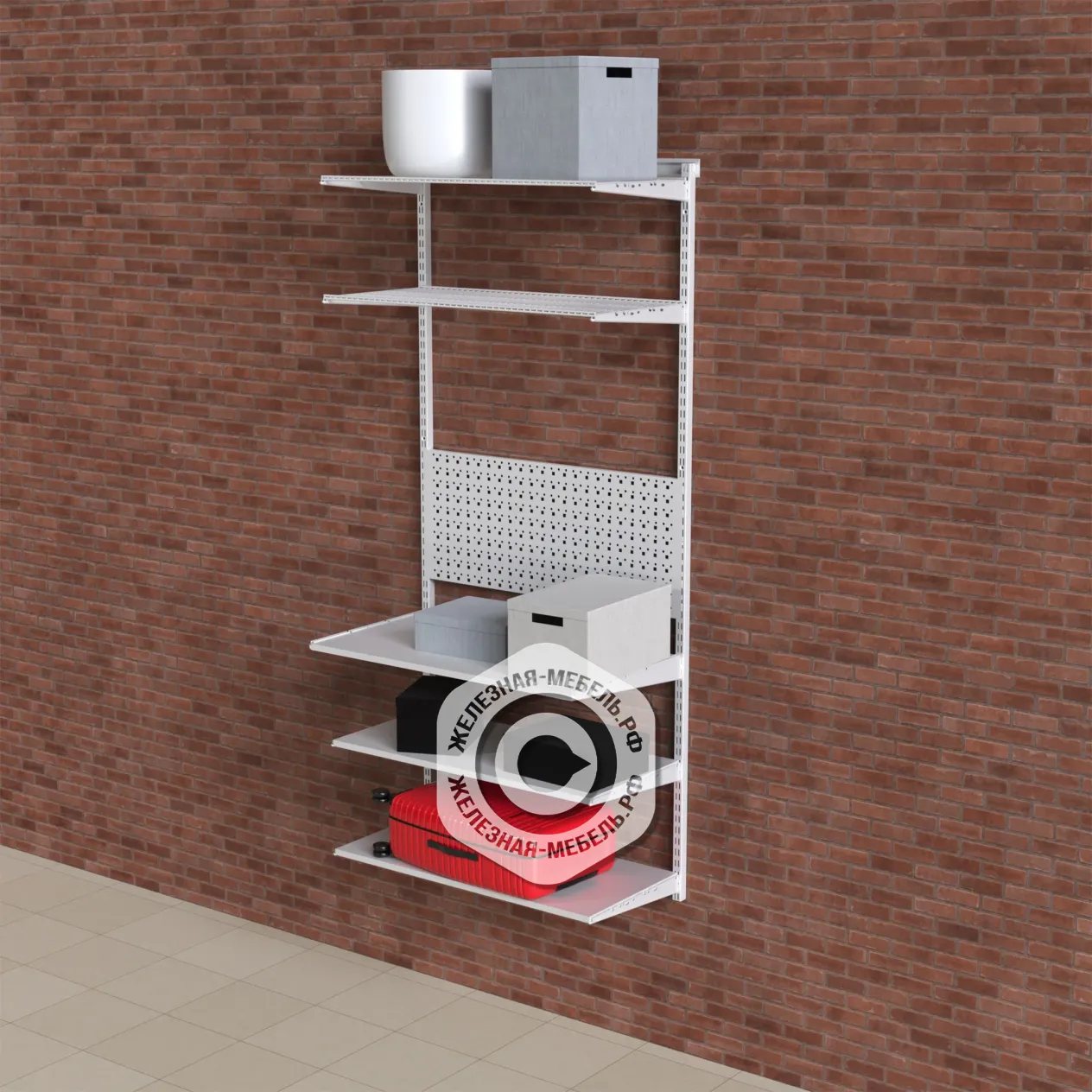 гардеробная система практик home балкон 3 белая гардеробная система практик home балкон 3 белая