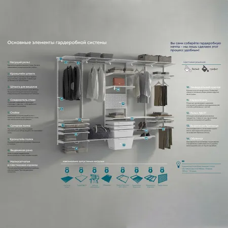 полка лдсп практик home gshw 90х50 графит полка лдсп практик home gshw 90х50 графит